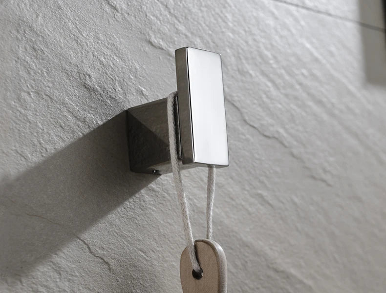 Stainless Steel Bathroom Accessories Wall Shelf Towel Bar Rack Rail Toilet Brush Roll Paper Holder Soap Dish Bathroom Hardware