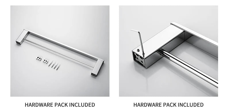 Stainless Steel Bathroom Accessories Wall Shelf Towel Bar Rack Rail Toilet Brush Roll Paper Holder Soap Dish Bathroom Hardware