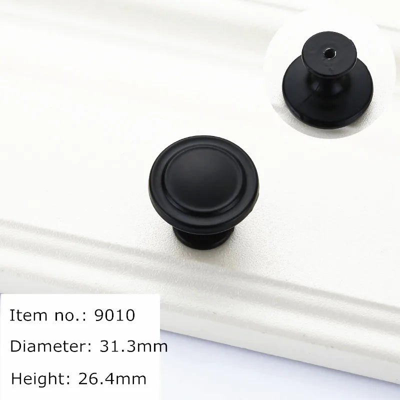 Modern Cabinet Handles Solid Aluminum Alloy Door Knobs And Handles Kitchen Cupboard Pulls Drawer Knobs Furniture Handle Hardware