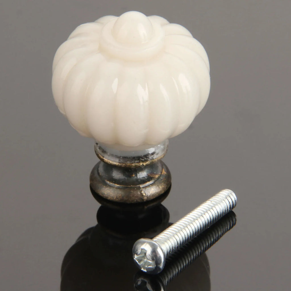 1pc 27*34mm Door Knobs Handles Single Hole Furniture Knobs Cupboard Door Cabinet Handles With Screws