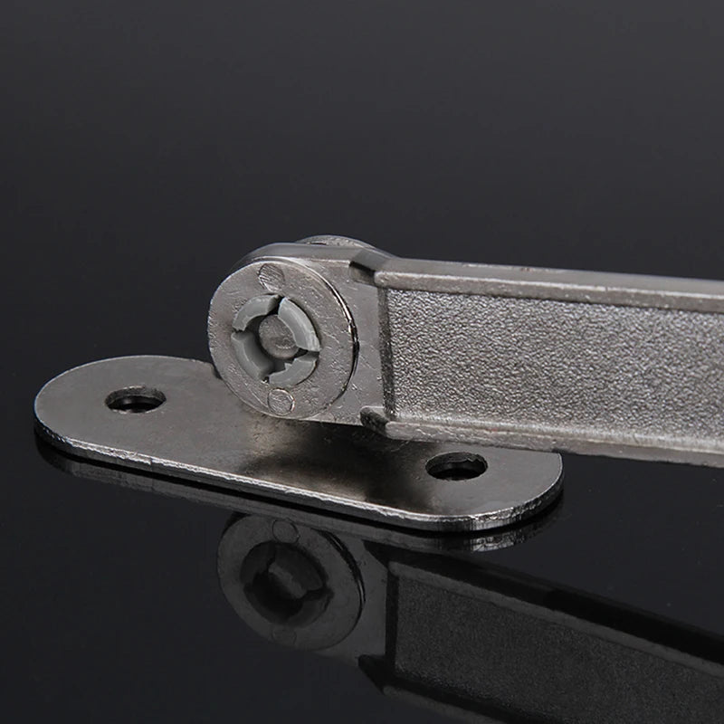 2Pcs Heavy Duty Lid Support Hinges Soft Close Folding Lid Stay Hinge Keep Lid Hinge Open for Cabinet Kitchen Wardrobe Hardware