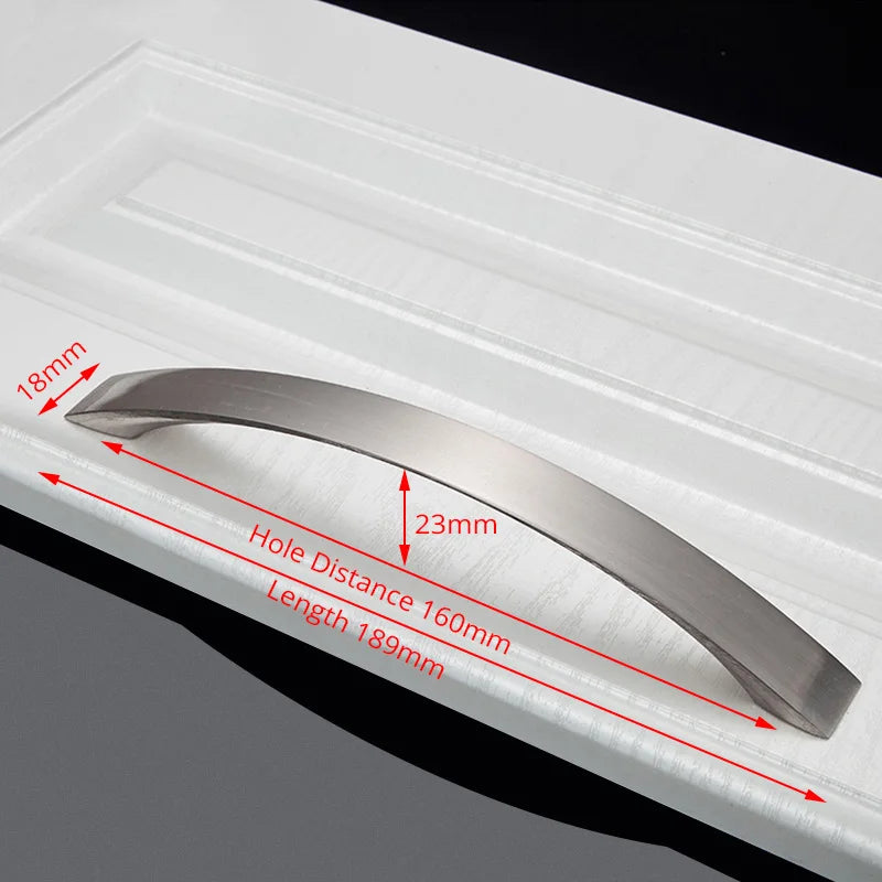 Modern Cabinet Handles Knobs Aluminum Alloy Door Kitchen Knobs Cabinet Pulls Drawer Furniture Handle Hardware