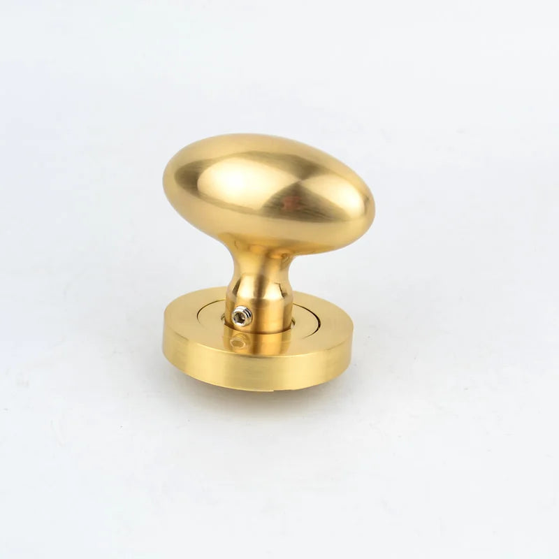 Super beautiful egg-shaped Oval door handle without lock body zinc alloy 4colors home hardware