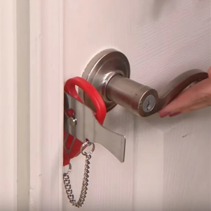 Portable Door Lock Self-Defense Anti Theft Door Locks Safety Latch Door Stopper Security Hotel Apartment Travel Home Door Locks