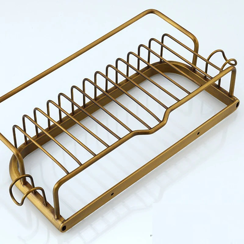 Bathroom Accessories,Towel Bar, Paper Holder, Robe Hook, Antique Brass, Wall Mounted, Solid Brass,Shower Bath Hardware Set