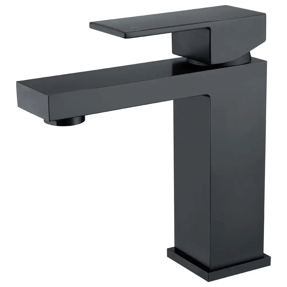 Bathroom Small Basin Tap Mixer 100% Solid Brass Newest Luxury Design Deck Mount Vessel Faucet Black Gold Chrome Silver Square