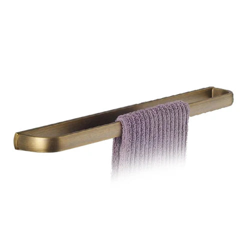 Soild brass antique bathroom accessories set towel bar shelf hook toilet paper rack brush holder mirror banheiro hardware
