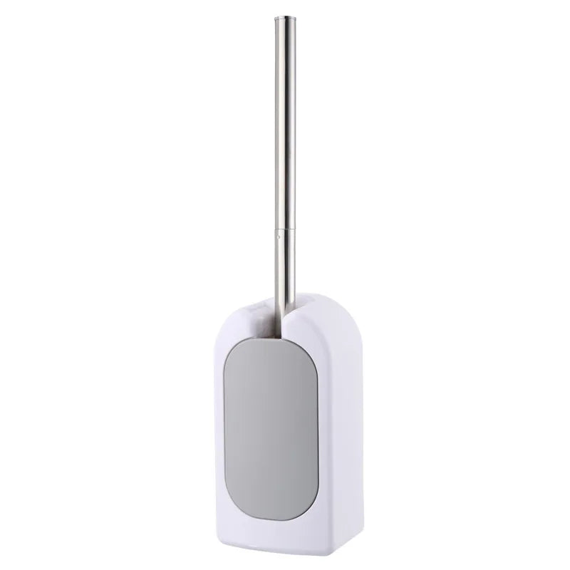 Bathroom bathroom wall-mounted toilet brush Long handle household suit No dead corner soft fur toilet cleaning toilet brush