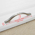 KAK Zinc Alloy Modern Cabinet Handles Kitchen Cupboard Door Pulls Drawer Knobs Handles Wardrobe Pulls Furniture Handle Hardware