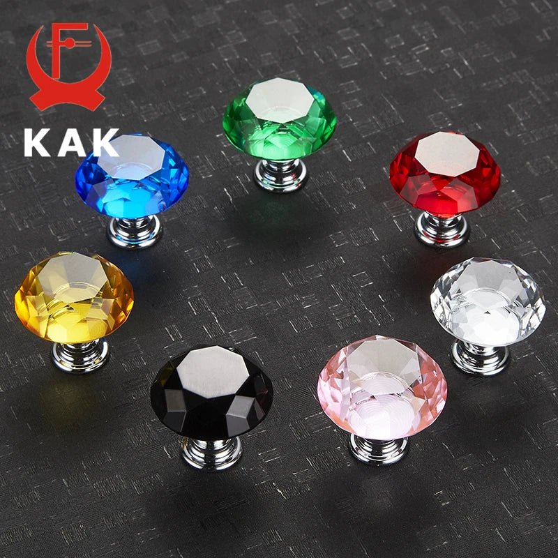 KAK Zinc Alloy Modern Cabinet Handles Kitchen Cupboard Door Pulls Drawer Knobs Handles Wardrobe Pulls Furniture Handle Hardware
