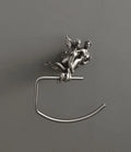 Wall Mounted Romantic Bathroom Hardware Accessories Set,Towel Ring Toilet Paper Holder Towel Bar Toliet Brush Holder MB-0810T