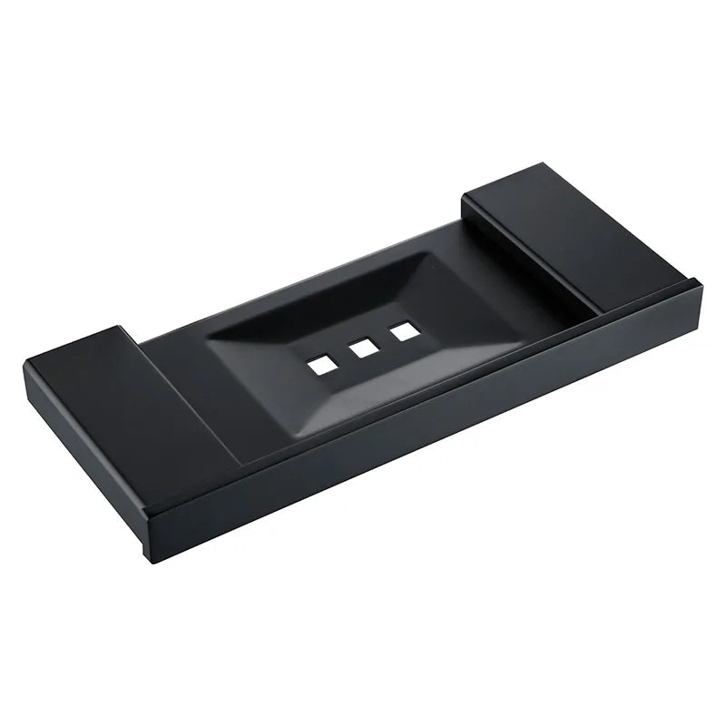 Bathroom Accessories Hardware Set Matte Black SUS304 Stainless Steel Paper Holder Toothbrush Holder Towel Bar Bath Shelves