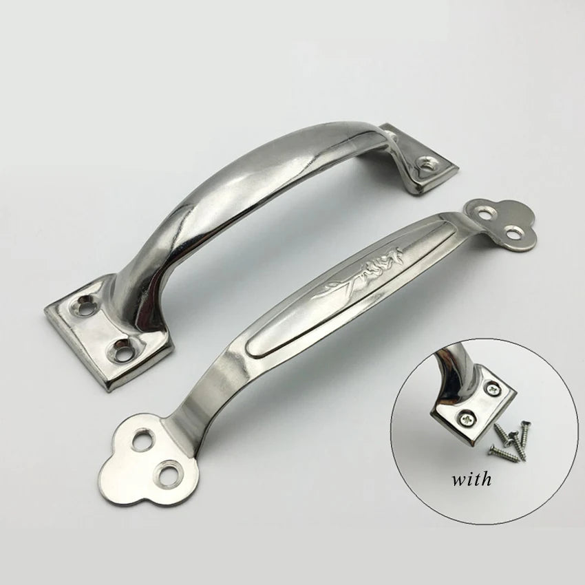 Door Handles Simple Drawer Pulls Wardrobe Closet Kitchen Cabinet Knobs and Handles for Furniture Handles with screw