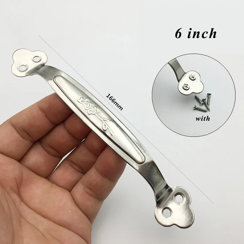 Door Handles Simple Drawer Pulls Wardrobe Closet Kitchen Cabinet Knobs and Handles for Furniture Handles with screw