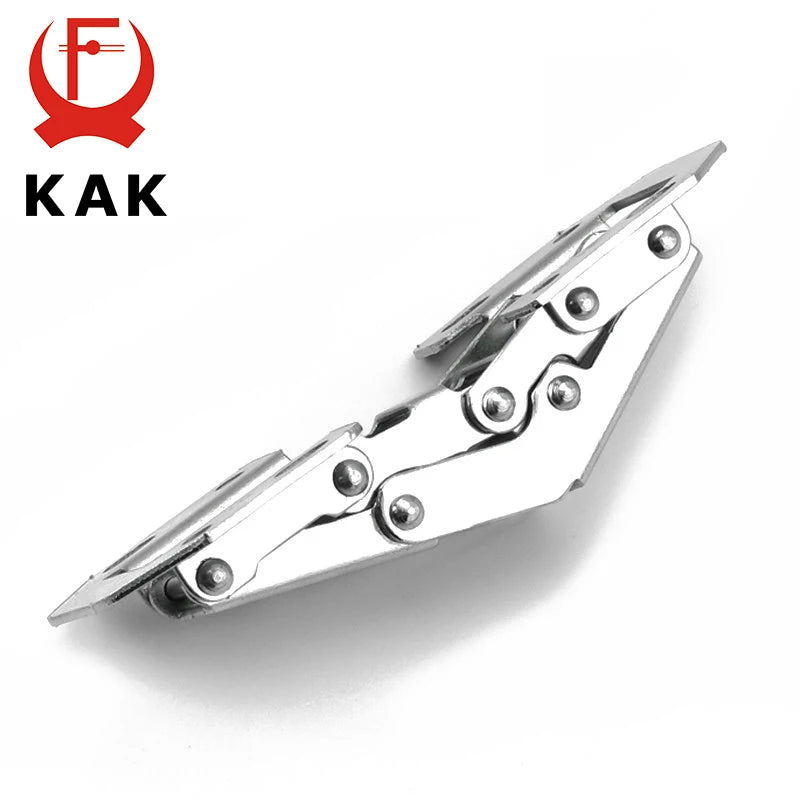 KAK 90 Degree Cabinet Hinges 3 Inch No-Drilling Hole Soft Close  Spring Hinge Cupboard Door Furniture Hardware With Screws