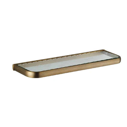 Soild brass antique bathroom accessories set towel bar shelf hook toilet paper rack brush holder mirror banheiro hardware