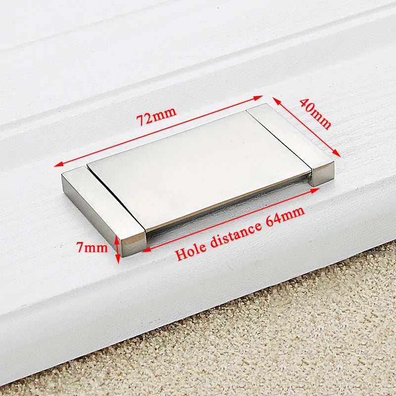 KAK Zinc Alloy Modern Cabinet Handles Kitchen Cupboard Door Pulls Drawer Knobs Handles Wardrobe Pulls Furniture Handle Hardware