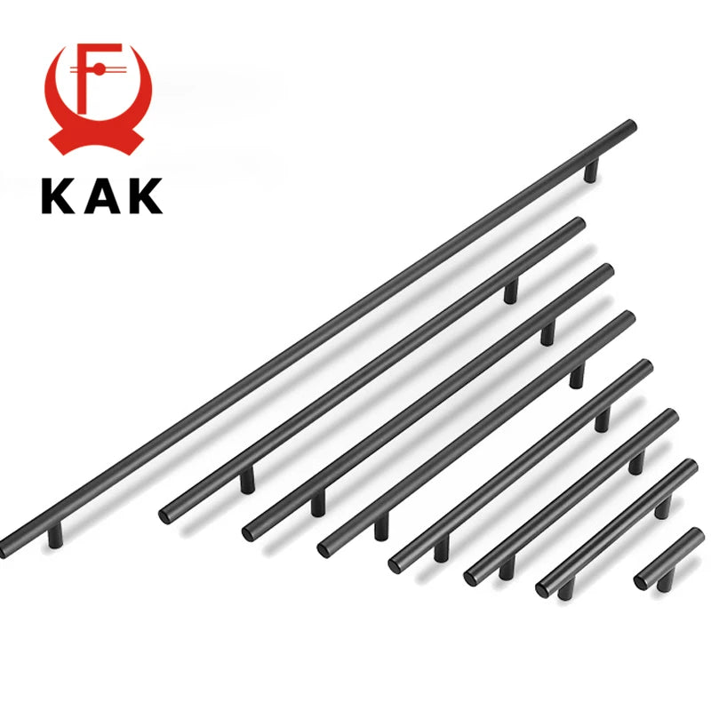 KAK Zinc Alloy Modern Cabinet Handles Kitchen Cupboard Door Pulls Drawer Knobs Handles Wardrobe Pulls Furniture Handle Hardware