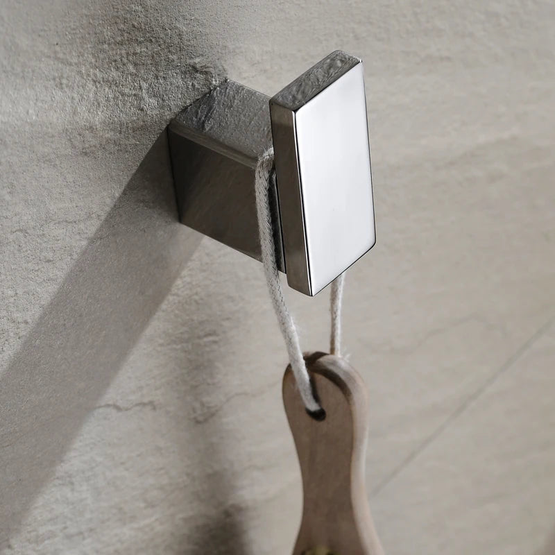 Stainless Steel Bathroom Accessories Wall Shelf Towel Bar Rack Rail Toilet Brush Roll Paper Holder Soap Dish Bathroom Hardware