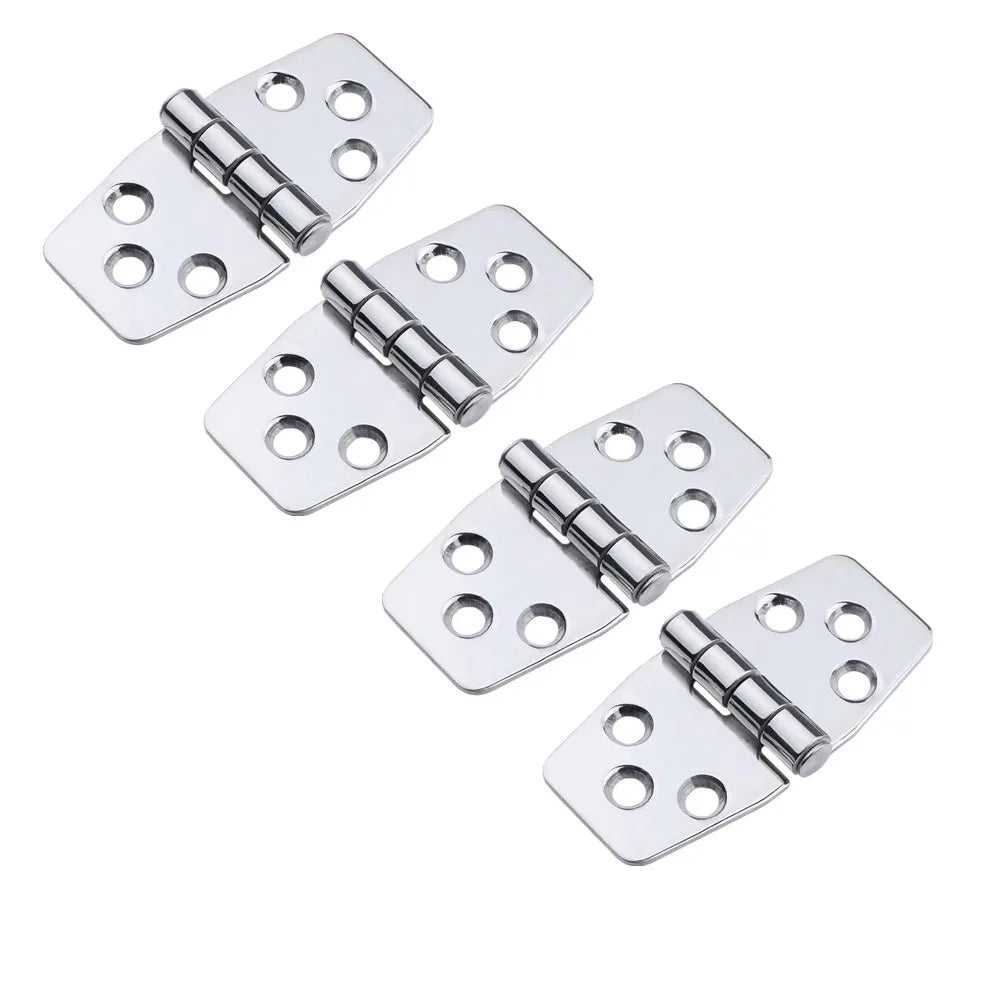 4Pcs Door hinges Marine Grade Stainless Steel Hinge for Boat 3" x 1.5" Window Hinges Hinges Hardware