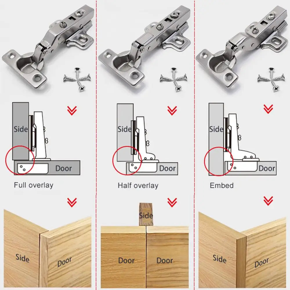 Metal Aluminum Frame Glass Door Hinge Bathroom Kitchen Wine Cabinet Shoe Wardrobe Bookcase Display Makeup Cupboard Door Hinges