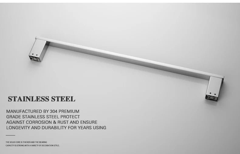 Stainless Steel Bathroom Accessories Wall Shelf Towel Bar Rack Rail Toilet Brush Roll Paper Holder Soap Dish Bathroom Hardware