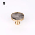 Brass Door Knobs and Handles for Cabinet  Shell Resin Elegant Furniture Handles Kitchen Cupboard Drawer Pulls Wall Hanging Hooks