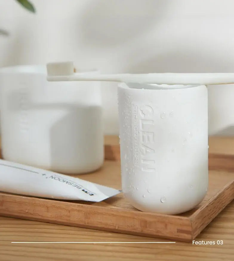 Bathroom Accessories Set Designer Soap Lotion Dispenser Toothbrush Holder Soap Dish Tumbler or wood Bottle Cup Black/White/gray