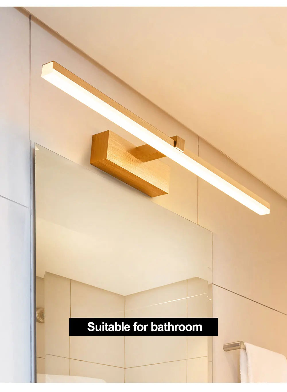 Bathroom Wall Lamp Led Bathroom Lights Mirror Wall Lamp  AC90-265V Waterproof Wall Sconce Lamp for Bathroom Wall Light Fixture