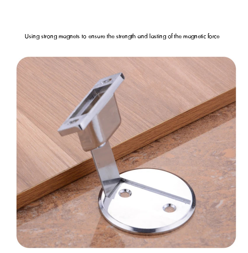 Magnetic Door Stop, Hidden Magnetic Door Stopper,Zinc Alloy,Floor Mount Self Adhesive & Punched Door Catch Doorstop,самозажимной