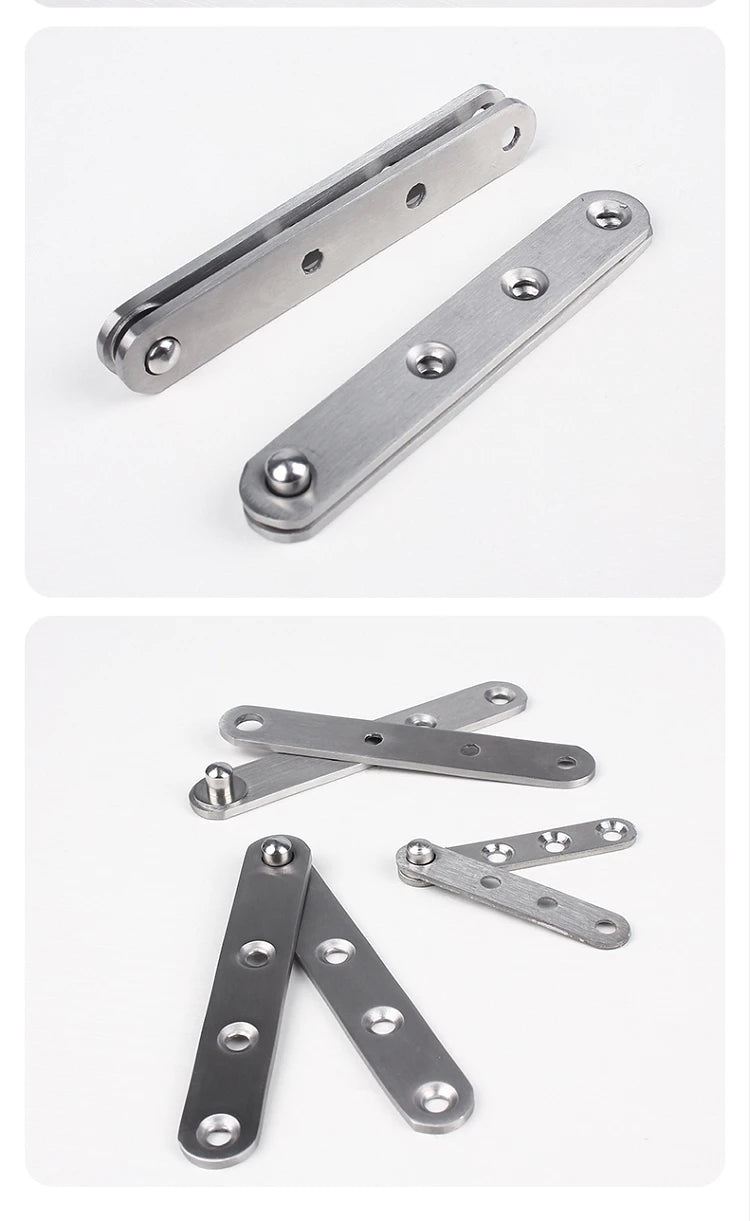 Stainless Steel Doors Hinges Under 360 Degree Rotating Shaft Rotation Hinge Positioning Concealed Cabinet Hinge