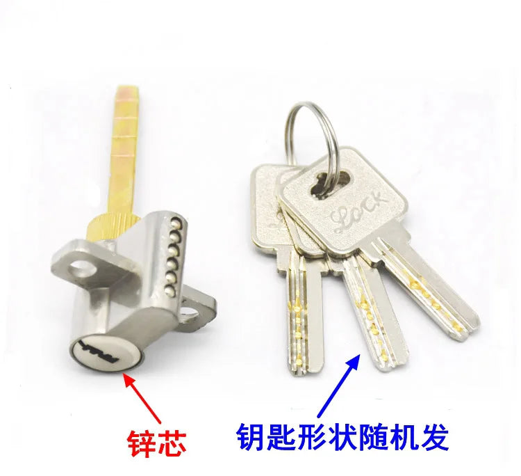 Heart Indoor Door Lock for Bedroom Wooden Door Old-Fashioned Universal Single Lock Cylinder for Kitchen Bathroom Toilet Hotel
