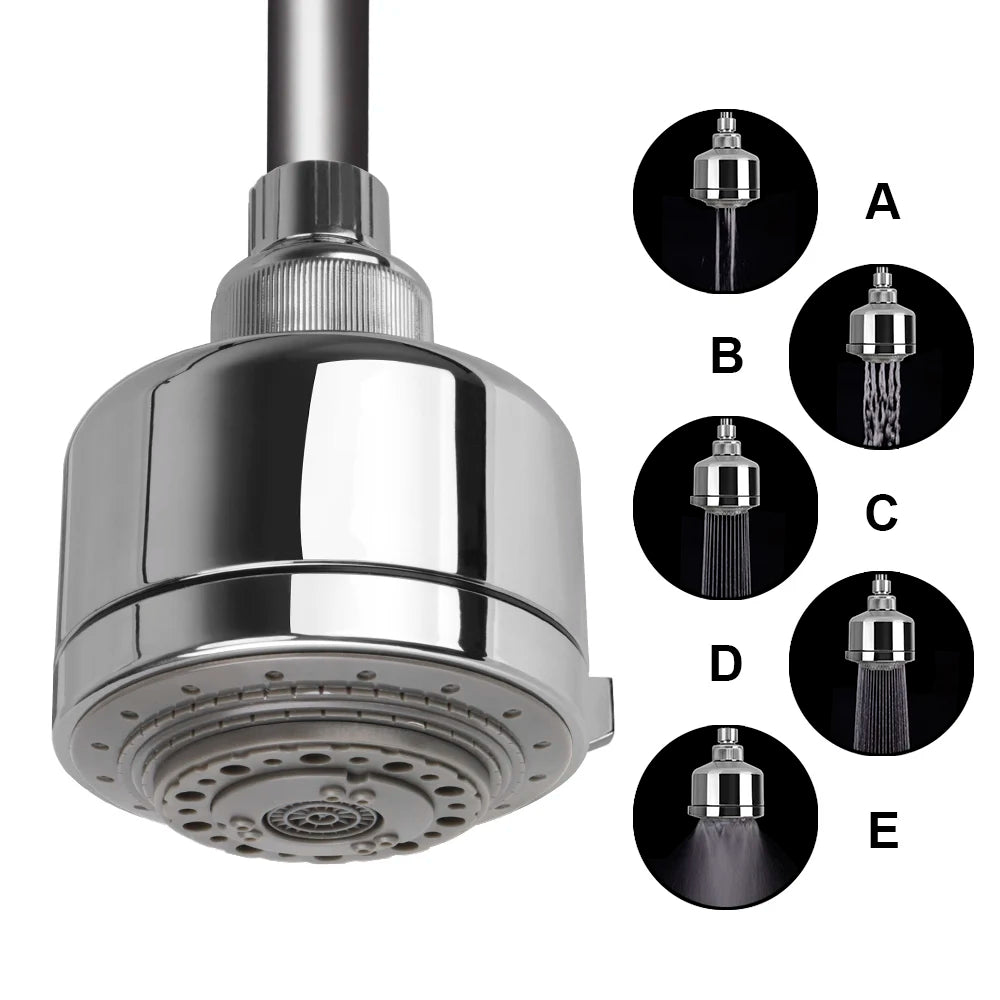 Bathroom Accessories Full Function Shower Head Multifunction Pressurized Water-Saving Home improvement Rotating Top Sprinkler