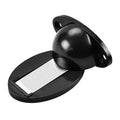 Door Stopper, Magnetic Door Stop White, Black Plastic Door Catch, Self Adhesive & Drilling Door Holder for Bedroom Bathroom