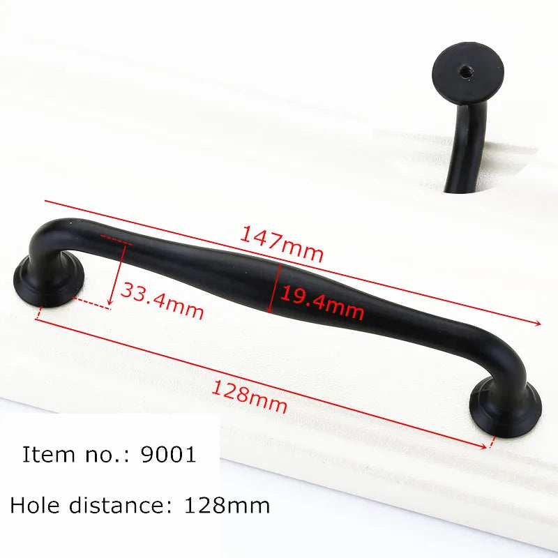 Modern Cabinet Handles Solid Aluminum Alloy Door Knobs And Handles Kitchen Cupboard Pulls Drawer Knobs Furniture Handle Hardware