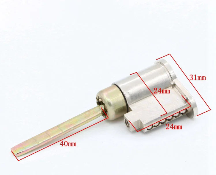Heart Indoor Door Lock for Bedroom Wooden Door Old-Fashioned Universal Single Lock Cylinder for Kitchen Bathroom Toilet Hotel