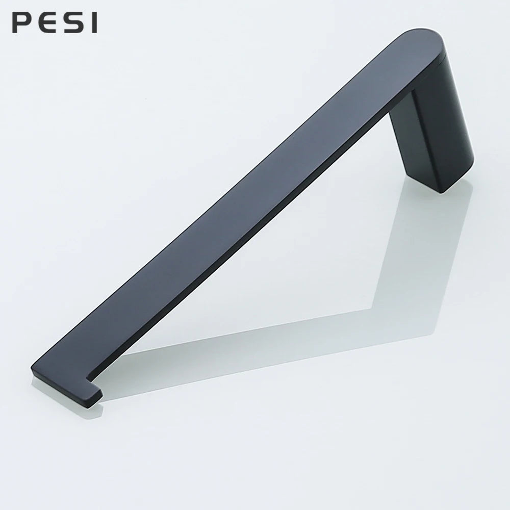 Bathroom Hardware Set Black Robe Hook Towel Rail Bar Rack Bar Shelf Tissue Paper Holder Toothbrush Holder Bathroom Accessories.