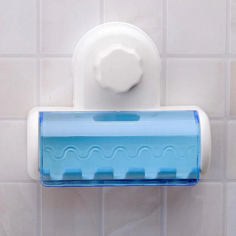 Bathroom Accessories Set Toothbrush Holder Wall Mount Stand Tooth brush Holder Hooks Suction Cup Bathroom Tools Toothbrush Rack