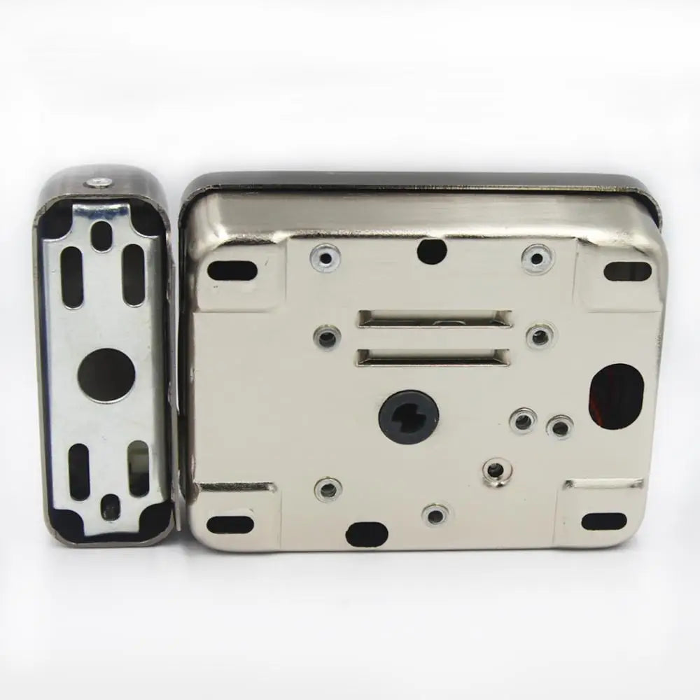 LUCKING-Electronic Door Lock, Access Entry Security System, Anti-Theft, Electric Rim Lock, Metal Door Gate, DC12V