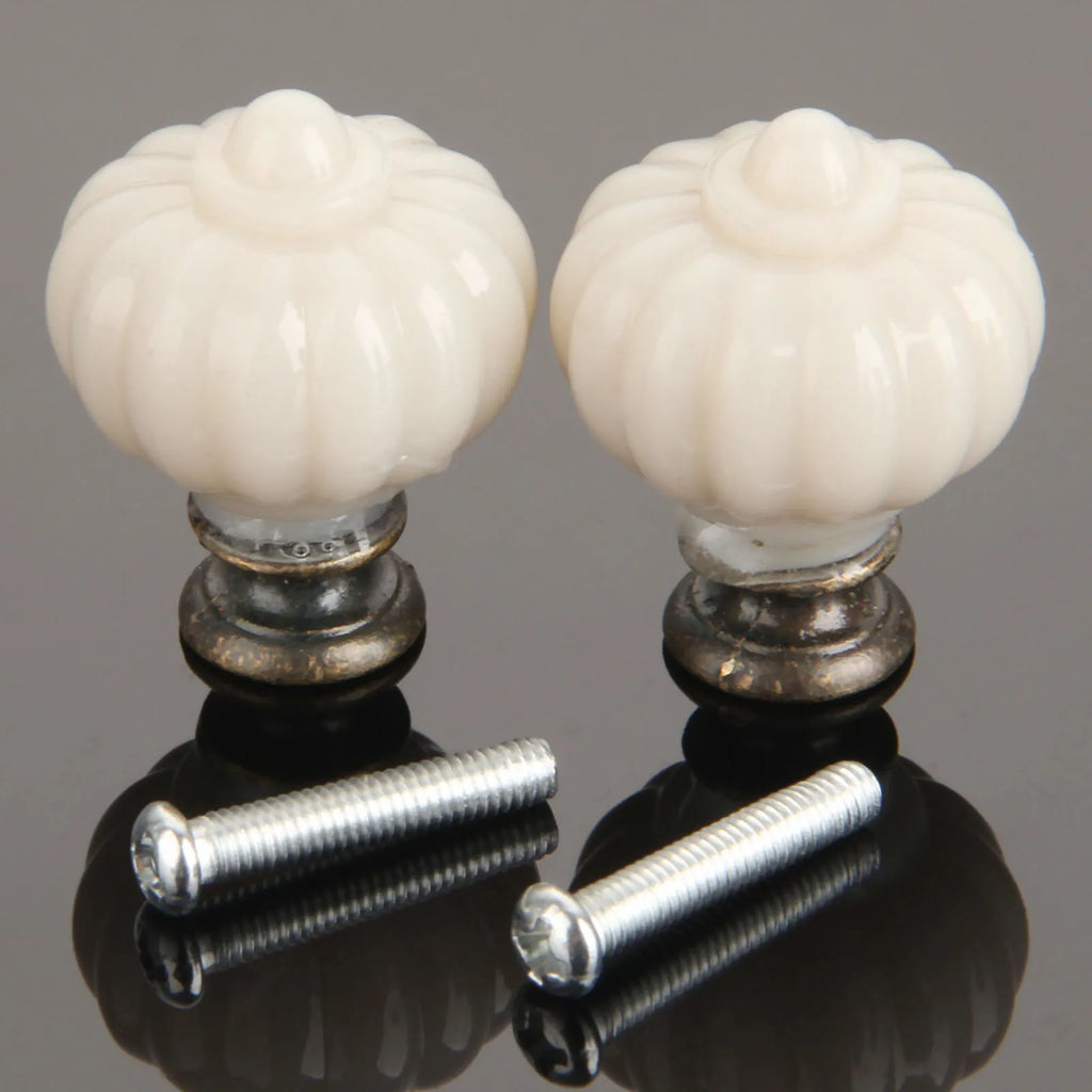 1pc 27*34mm Door Knobs Handles Single Hole Furniture Knobs Cupboard Door Cabinet Handles With Screws