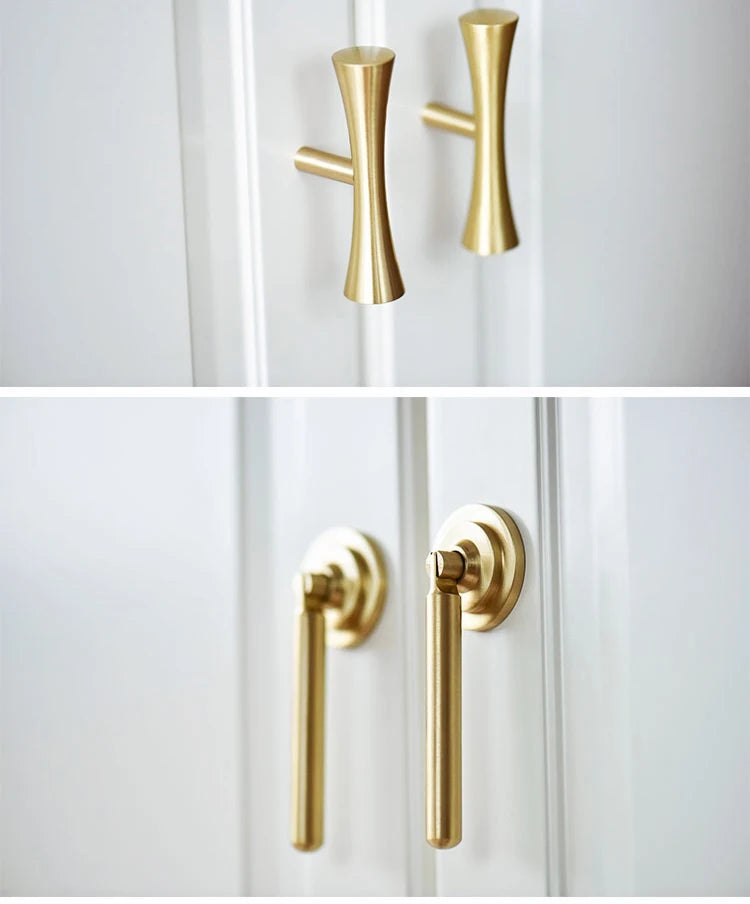 Round Brass Dresser Knobs Drawer Handle Cabinet Door Handle Antique Antique Kitchen furniture Hardware Knob Kitchen  Handles