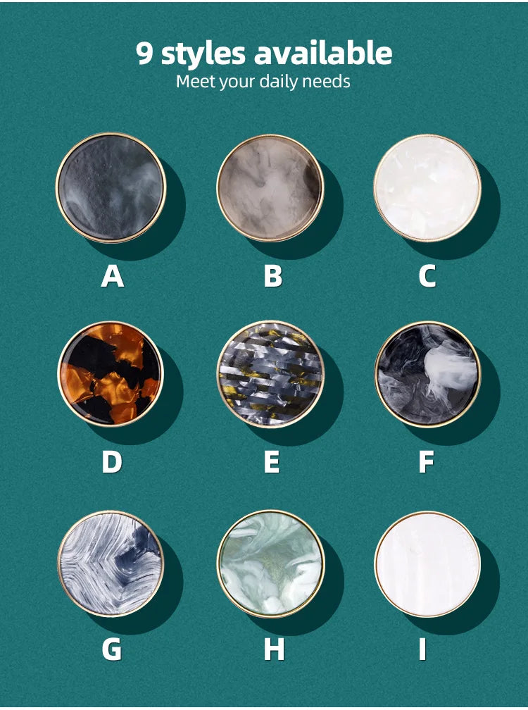 Brass Door Knobs and Handles for Cabinet  Shell Resin Elegant Furniture Handles Kitchen Cupboard Drawer Pulls Wall Hanging Hooks