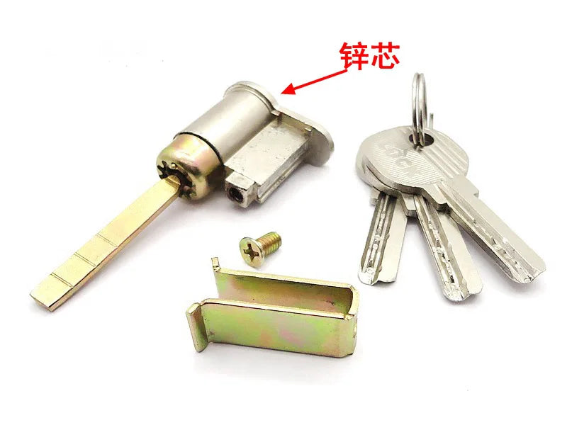 Heart Indoor Door Lock for Bedroom Wooden Door Old-Fashioned Universal Single Lock Cylinder for Kitchen Bathroom Toilet Hotel