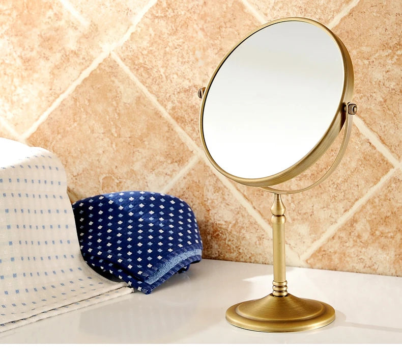 Soild brass antique bathroom accessories set towel bar shelf hook toilet paper rack brush holder mirror banheiro hardware