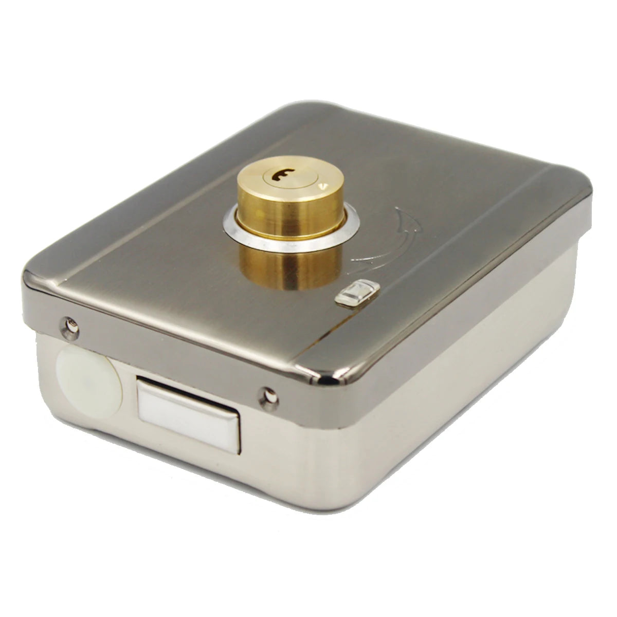 LUCKING-Electronic Door Lock, Access Entry Security System, Anti-Theft, Electric Rim Lock, Metal Door Gate, DC12V