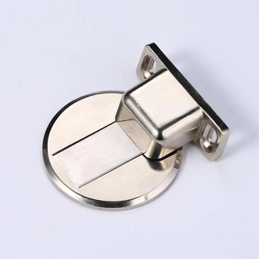 Magnetic Door Stop, Hidden Magnetic Door Stopper,Zinc Alloy,Floor Mount Self Adhesive & Punched Door Catch Doorstop,самозажимной