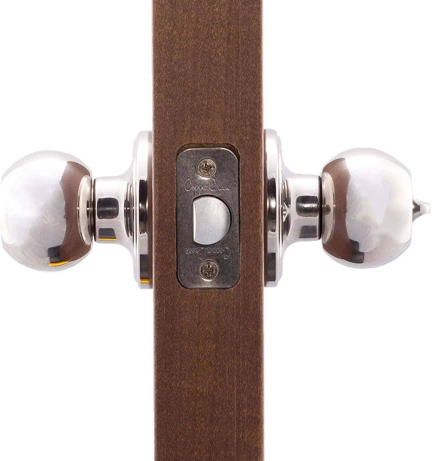 Interior Round Ball Door Knobs, Key Handles, Stainless Steel Locksets for Bathroom, Bedroom