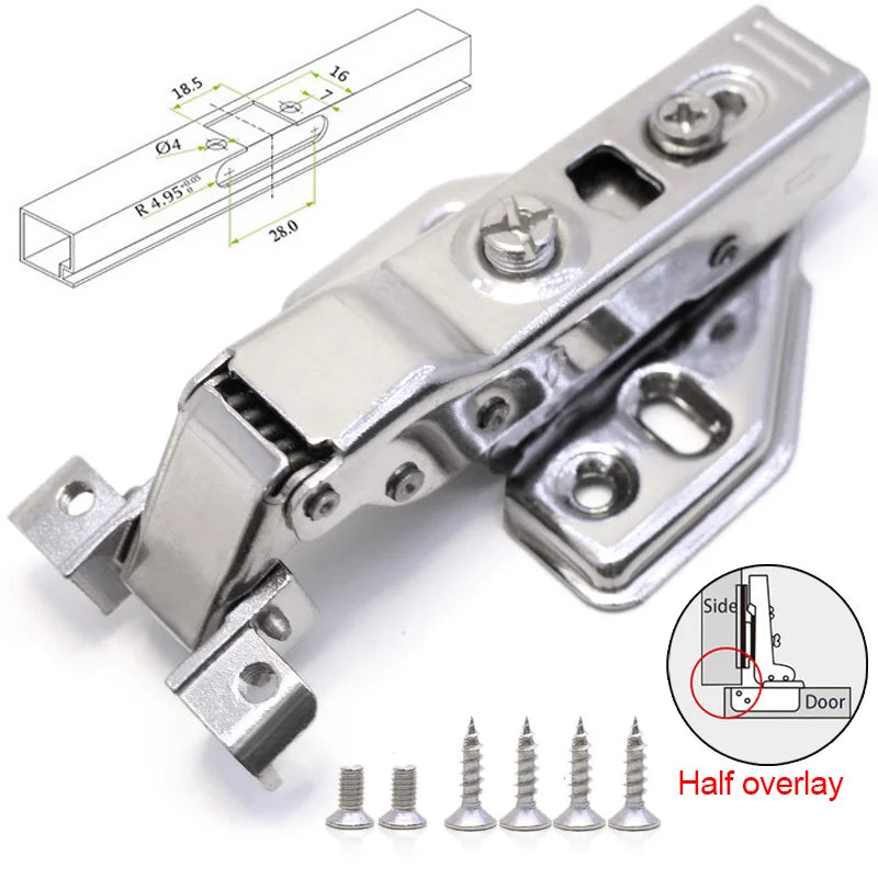 Metal Aluminum Frame Glass Door Hinge Bathroom Kitchen Wine Cabinet Shoe Wardrobe Bookcase Display Makeup Cupboard Door Hinges