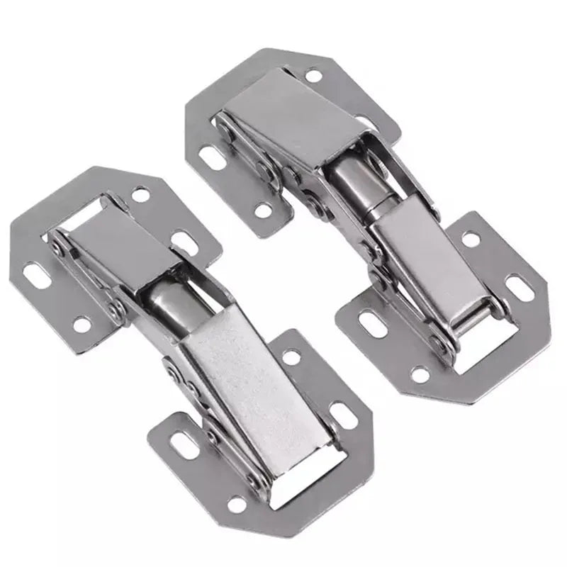 3-4 Inch 90 Degree Thicken Free Drilling Hole Cabinet Door Soft Closing Hydraulic Buffer Hinge Furniture Hardware