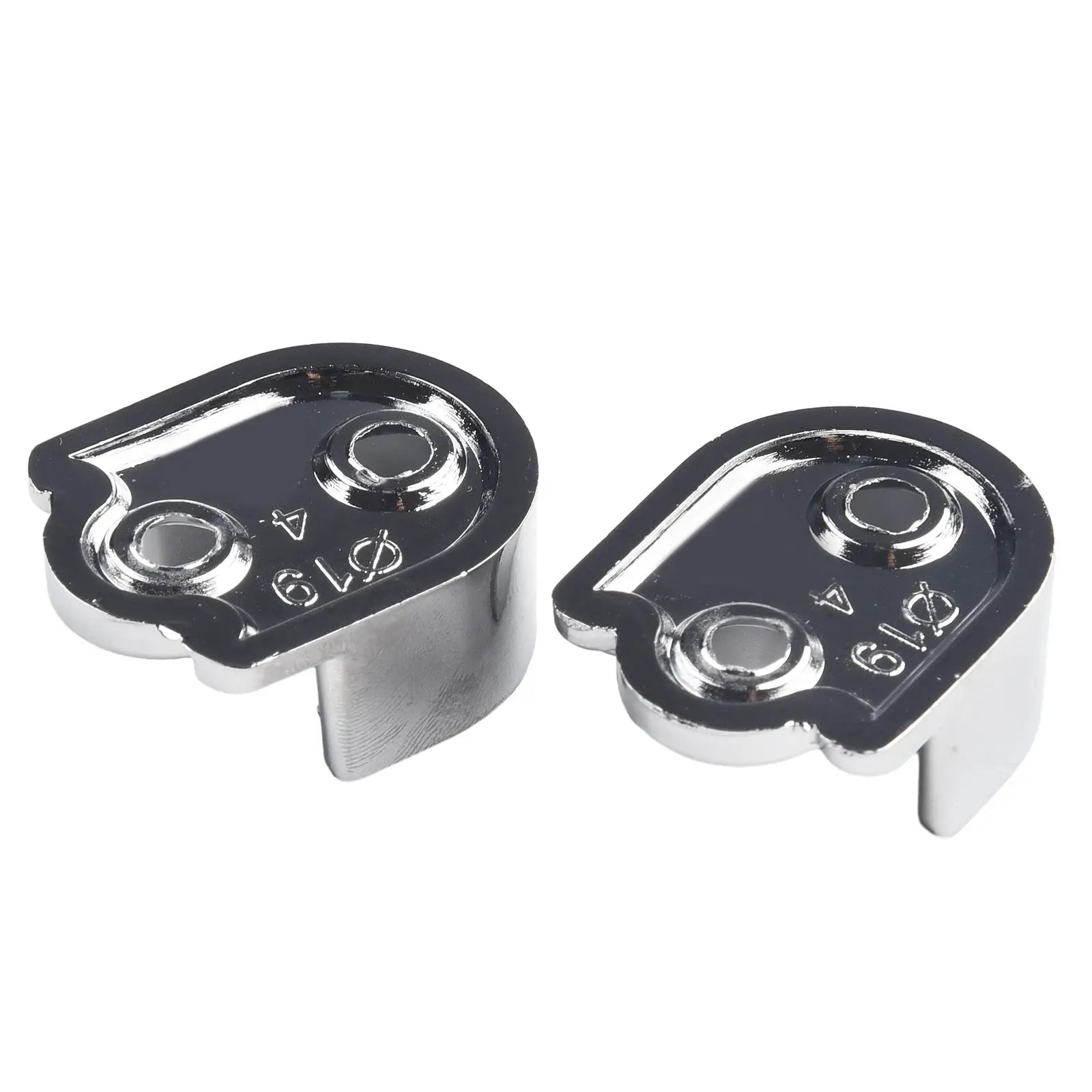 Wardrobe Rail Hanger Rod Socket Support Tube Round End Bracket Holder Heavy Duty U Shaped Rod Socket Home Hardware Accessories